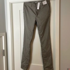 Top Man. Super Skinny  Plaid Trousers